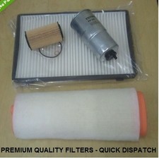 FOR ROVER 75 2.0 CDT CDTi (1999-2006) AIR OIL POLLEN FUEL FILTER SERVICE KIT