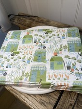 Denby Set 6 Placemats ALLOTMENTS Potting Sheds Gardeners Wheelbarrow