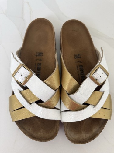 Birkenstock custom gold and - custom,