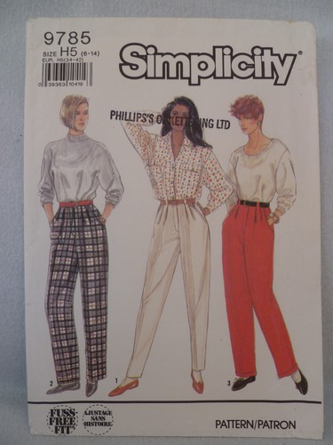 Simplicity 9785 sewing pattern - sewing,