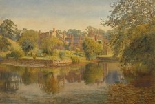 Henry Clark Pidgeon Watercolour c1860 Compton Wynyates An English Tudor Estate
