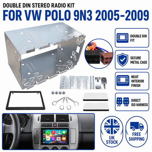Stereo double din fascia - double,