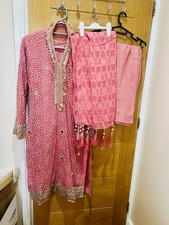 New Pink  3 Piece Suit Punjabi