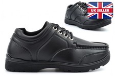 Boys School Shoes Boys Boat Shoes Size 6 School Shoes Junior Sizes 3-6 Black