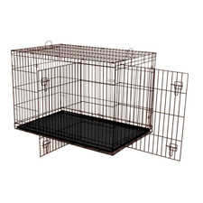Dogit 2 Door Dog Crate - Black Wire Design - Small to Giant Sizes