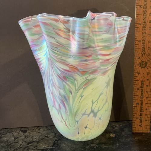 Art glass iridescent - glass,