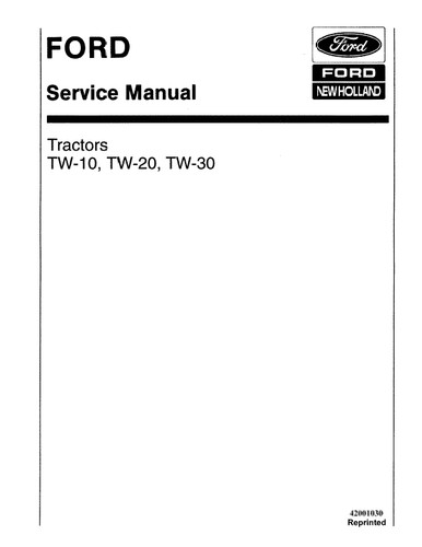 Ford tractor tw10 tw20 tw30 - tractor,