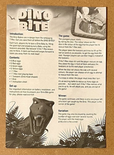 Dino bite game - bite,
