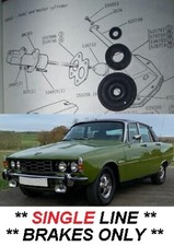 ROVER P5b P6 2000 2200 3500    BRAKE MASTER CYLINDER SEALS KIT    (1963- 77)