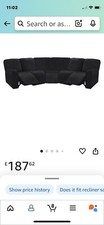 Corner Sofa Cover In Black. Never Taken Out Of Packaging. 
