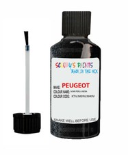 Paint Peugeot Noir Perla Nera Ktv,M09V,M49V,206,207,208,307,308,Black Touch Up