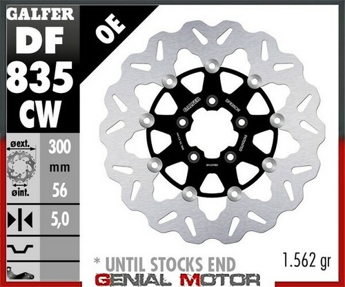 Galfer front brake disc wave - galfer,