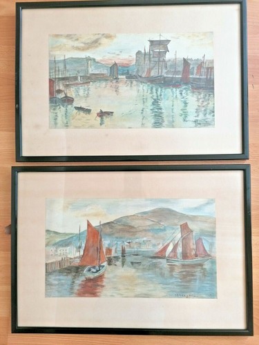 Vintage watercolour paintings - vintage,
