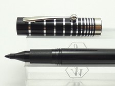 Sheaffer No Nonsense Premium Black & Chrome Ballpoint Pen, CT, Needs Ink *MINT*