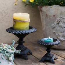 Cast Iron Candle Holder