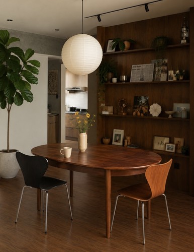 Vintage mid century oval - mid-century,