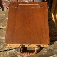 Vintage Writing Slope Box Wood