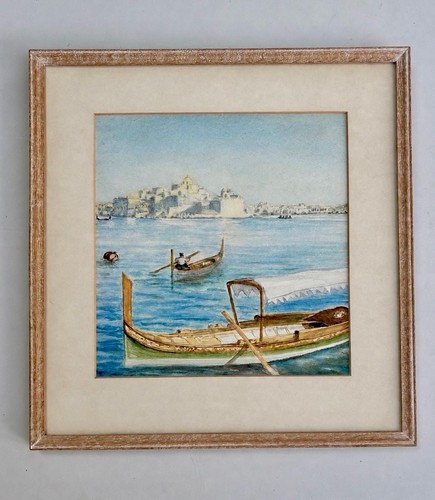Vintage framed venetian - framed,