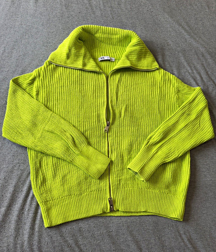 Zara lime green rib - zara, high