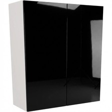 Gloss Black 700mm Kitchen Wall