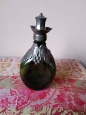 Danish Vintage Green Glass