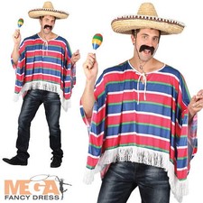 Mexican Poncho Adults Fancy