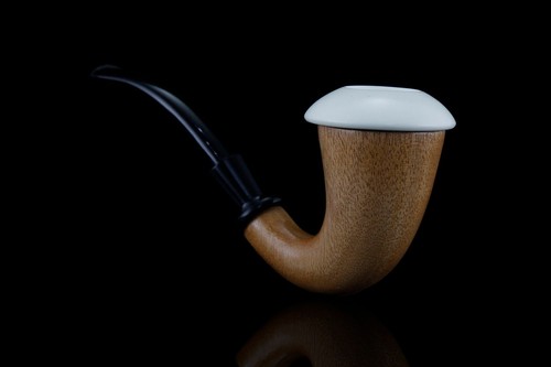 Calabash meerschaum pipe - calabash,