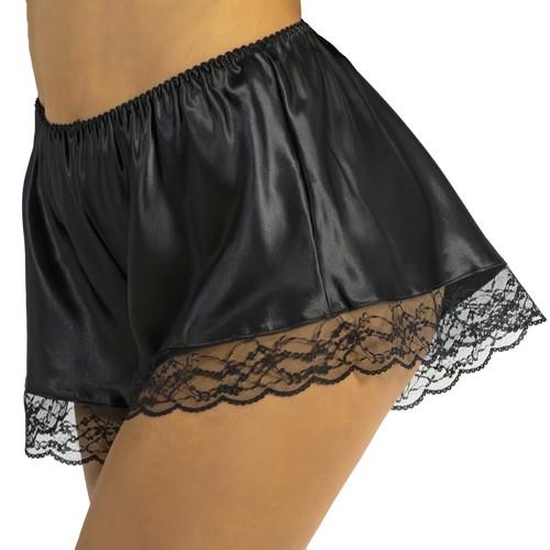 Plain black sexy silky - plain,