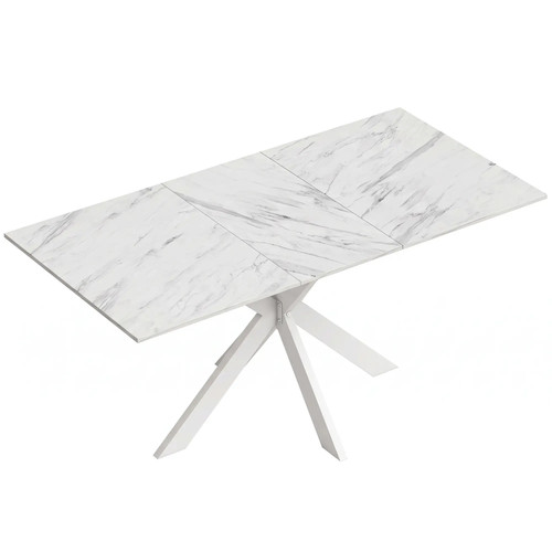 Extendable dining table steel - table,