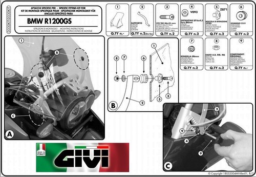 Specific attachment kit - specific,