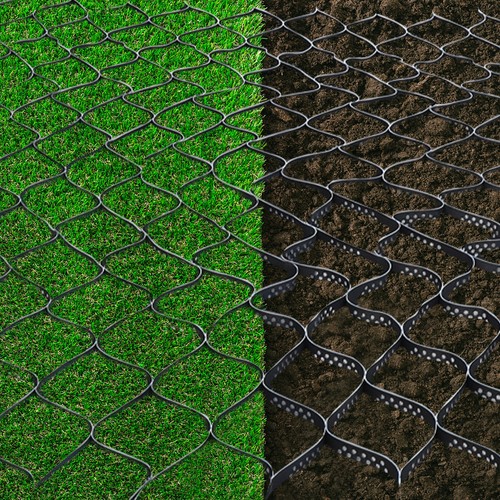 Inch thick gravel ground - inch,