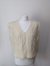Zara New Ivory Sweater Vest