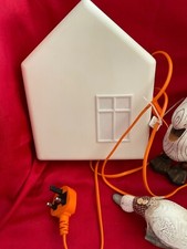 Ikea DRÖMHEM White Plastic House Shaped Wall Lamp bed Light Children's Nursery