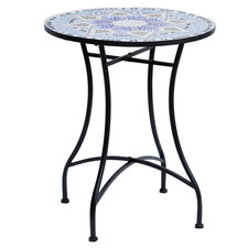 Garden Table, Mosaic Round