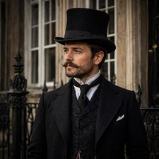 Pure Wool Handmade Top Hat for