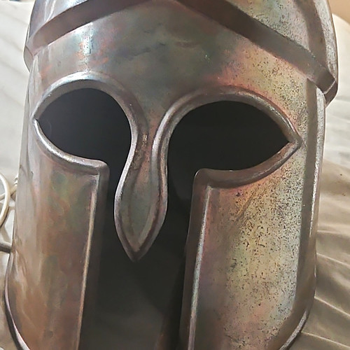 Spartan style steel helmet - spartan,
