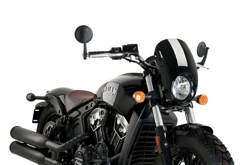 Puig semi faired - semi-faired, windshield