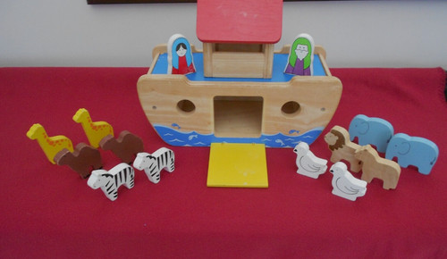 Wooden noah ark large - large, toy