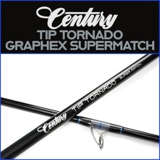 CENTURY TIP TORNADO GRAPHEX SUPERMATCH | NEW - HIGH QUALITY SURFCASTING ROD