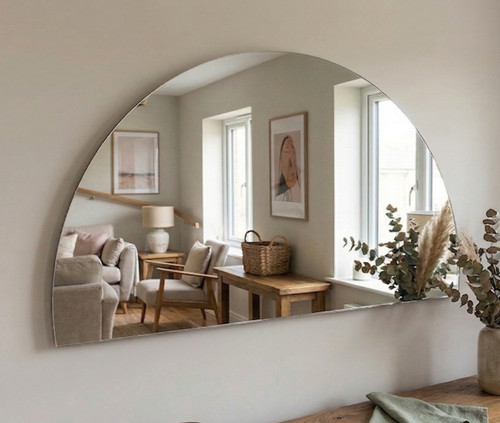 Semi circle mirror acrylic - semi,