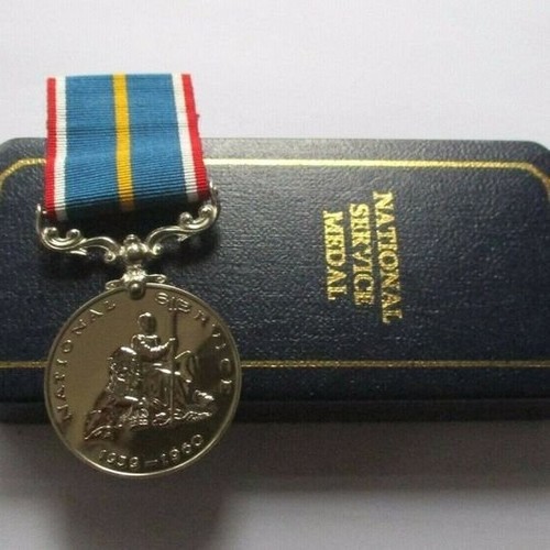 National service medal - national,