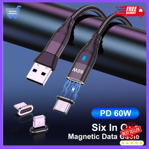 60w magnetic cable fast - cable,