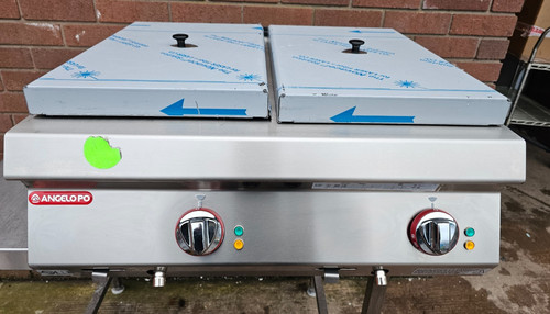 Twin tank fryer angelo - twin, po