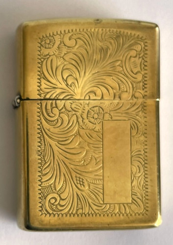 Vintage solid brass zippo - solid,