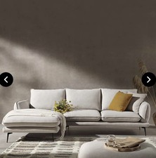 Obriel Oatmeal Fabric Sofa
