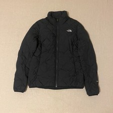 The north face 700 goose down puffer jacket reversible black womens medium