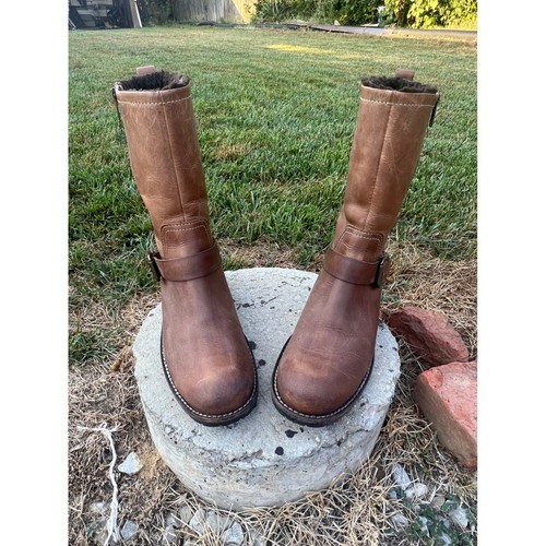 Bean womens brown leather - ll,