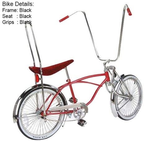 Lowrider black bike w - black, w/72