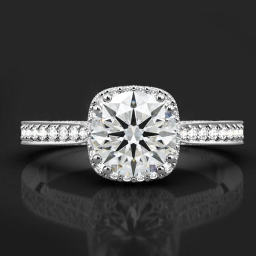 Diamond ring wedding gold lab - gold,