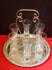 6 Vintage Sherry Schooners on